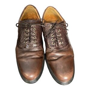 Ecco Golf Cleats Leather Gore-Tex Shoes Size 12.5